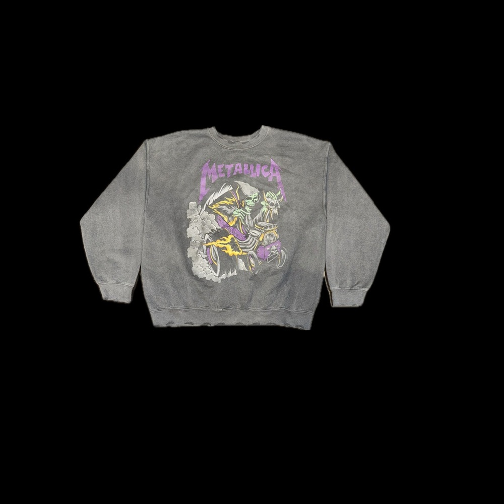 Dark grey Metallica sweatshirt